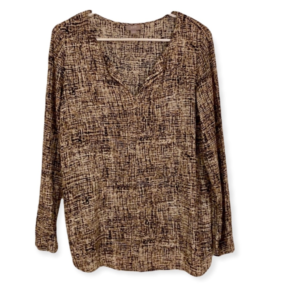 J. JILL V- NECK BLOUSE - Picture 5 of 15